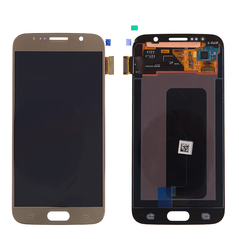 LCD para Samsung S6 Dorado